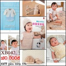 Sách hướng dẫn đan móc trang phục cho bé từ 0-24 tháng XB042
