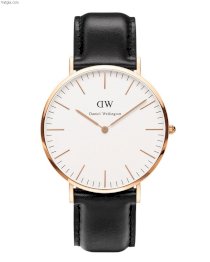 Đồng hồ Daniel Wellington chính hãng Classic Sheffield 0107DW dây da đen