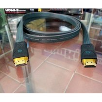 Cáp HDMI 1m Audioquest HDMI-G dây dẹt, hỗ trợ full HD1080p, đầu mạ vàng 24K (#1889)