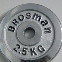 Tạ Inox miếng Brosman 2.5kg