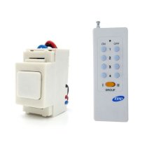 Bộ công tắc điều khiển từ xa IR RF lắp mặt Panasonic TPE RI02 + Remote 16 nút RM01