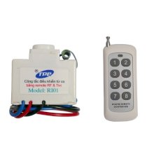 Bộ công tắc điều khiển từ xa IR + RF TPE RI01 + Remote 8 nút 315Mhz R2.5