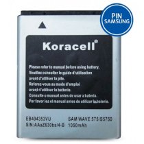 Pin Koracell Samsung Wave 575/750S5 1050mAh
