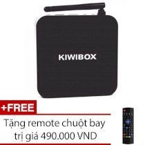 Android TV Box Kiwi S3 (Đen) + Tặng 1 chuột bay KM800