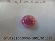 Mặt đá Ruby Hồng KT 1,5 x 1,3 cm nặng 3,7 g