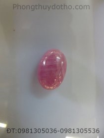 Mặt đá Ruby Hồng KT 1,8 x 1,2 cm nặng 3,86 g