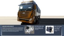 Xe tải thùng mui bạt Hyundai Xcient Trago 8x4 Cargo