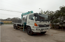 Ô tô tải (có cần cẩu) Xe Hino FL8JTSL gắn cẩu HKTC 5 tấn , 4 khúc