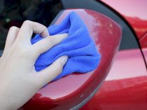 Khăn rửa xe hơi 60 x 160 USA Store (Xanh)