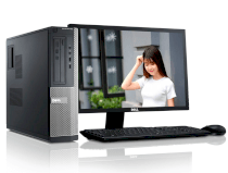 Máy tính Desktop Dell OPTIPLEX 790 SFF - V02 (Intel Core i3-2100 3.4Ghz, RAM 4GB, HDD 500GB, VGA Intel HD Graphics 2000, Màn hình Dell 19inch, Win 8)
