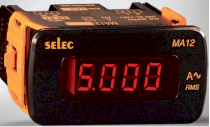 Đồng hồ tủ điện dạng số dùng dòng điện DC hiển thị dạng Led Selec MA302-75mV-DC