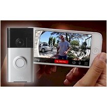 Hàng Mỹ: Chuông cửa thông minh kèm camera không dây Ring Wi-Fi Video Doorbell