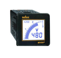 Đồng hồ tủ điện dạng sô hiển thị dạng LCD Selec MV507