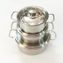 Bộ 3 nồi Inox Sharp