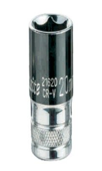 Đầu tuýp ngắn 6 góc 23mm 1/2" Unaite 21623