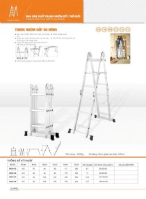 Thang nhôm gấp đa năng Sumika SKM 102