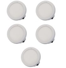 Bộ 5 đèn Led ốp trần nổi hình tròn LED-ON 5-CV-XD-12W-WW (ánh sáng vàng)