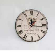 Đồng hồ Vintage bằng gỗ số 16