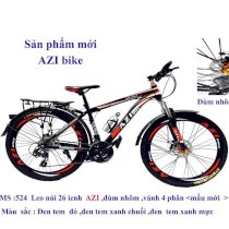 XE LEO NÚI AZI BIKE ĐÙM NHÔM 8 LÍP 26 INCH MS 524