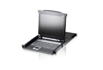 ATEN CL1016M-ATA-AE 17" LCD 16-port with LED illumination Light KVM switch