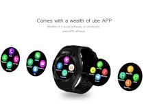 Đồng hồ thông minh Smartwatch mặt tròn Y1 (màu đen)