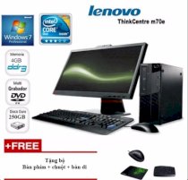 Máy Tính Lenovo Thincentre M70E Core 2 Duo E8500, Ram 4GB, HDD 500GB, Màn Hình 20 Inch