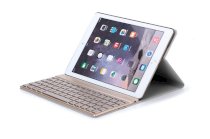 Bàn phím Bluetooth kiêm ốp lưng bao da iPad Air 2 F16S (Gold)