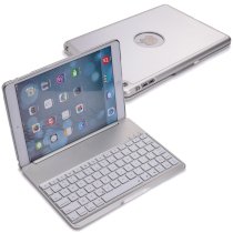 Bàn phím Bluetooth kiêm ốp lưng iPad Air 1 iPad 5 F8S (Trắng bạc)