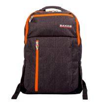 Balo laptop Sakos Sun I15 Black/Orange