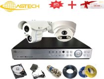 Trọn bộ 2 camera HD và đầu ghi Camera giám sát