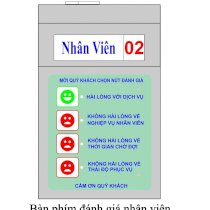 Bàn phím đánh giá nhân viên