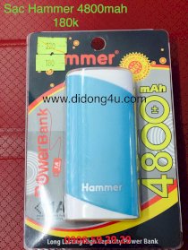 Pin sạc dự phòng Hammer 4800mAh