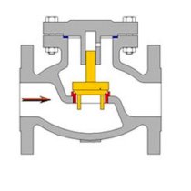 Van một chiều lá lật DN 80/ Van chống chảy ngược phi 90