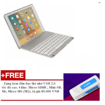 Bàn phím keyboard bluetooth iPad Air 2 iPad 6  màu bạc