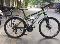 Xe đạp địa hình sườn Thép phủ carbon Alcott Sport world nhập khẩu