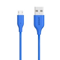 Cáp sạc Anker Powerline Micro-USB 0.9m A8132H31 (Xanh)