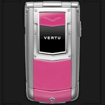 Vertu Ayxta Sapphire Keys Hot Pink Leather