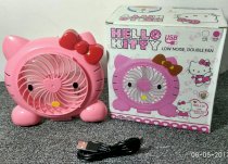 Quạt sạc mini để bàn Hello Kitty 876