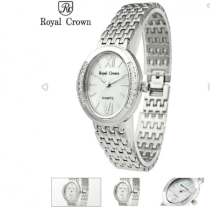 Đồng hồ Royal Crown 6309 dây thép
