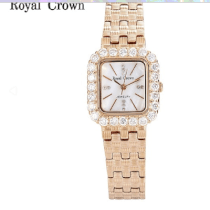 Đồng hồ Royal Crown 3648 dây thép vỏ vàng hồng