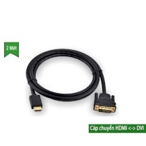 Cáp HDMI sang DVI và ngược lại DVI sang HDMI 2 mét Ugreen 10135
