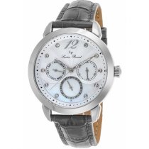 Đồng hồ nữ Lucien Piccard Rivage' Quartz Stainless Steel And Leather Casual Watch NN-LP-40038-02MOP-GRYS