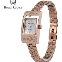 Đồng hồ Royal Crown 3812 dây thép vỏ vàng hồng