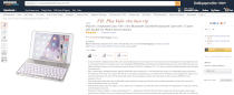 Bàn phím bluetooth dành cho iPad air 2 - F8S5