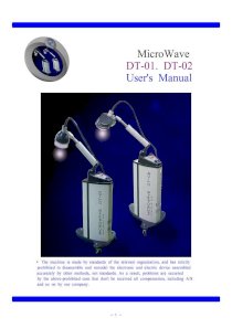 Máy điều trị sóng ngắn MicroWave DT01
