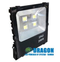 Đèn pha LED vỏ đen 200W Dragon