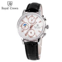 Đồng hồ nữ chính hãng Royal Crown 6420 dây da đen