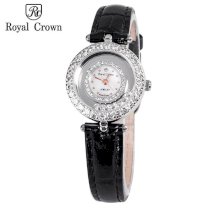 Đồng hồ nữ chính hãng Royal Crown 5308 dây da đen