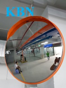 Gương cầu lồi inox 1000mm lắp trên cột tầng hầm nhà xe KBN.THNX01