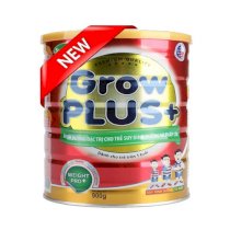 Nutifood Grow Plus+ Đỏ 900g : Sữa cho trẻ từ 1-10 tuổi bị suy dinh dưỡng, thấp còi